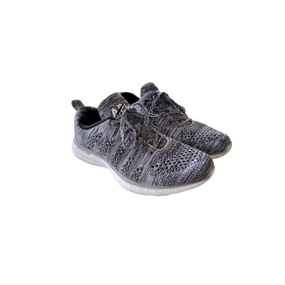 APL TechLoom Pro Heather Grey Propelium Running Sneaker Shoes Size 7.5 - Picture 1 of 9